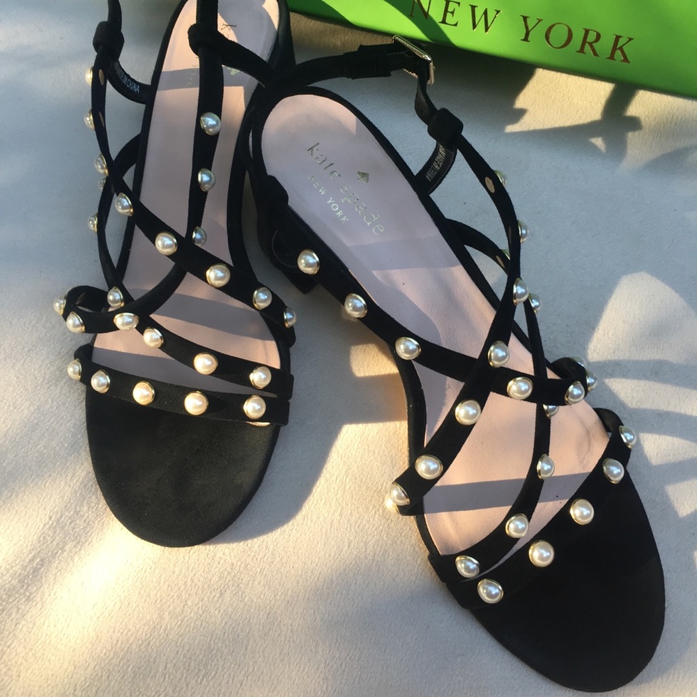 Kate Spade “Wynne” Sandal w/ Pearls - Picture 4 of 8